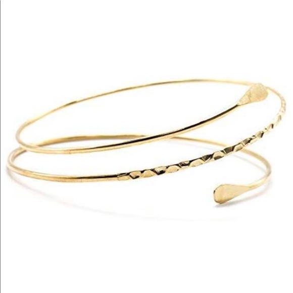 GOLD UPPPER ARM CUFF - Picture 3 of 8